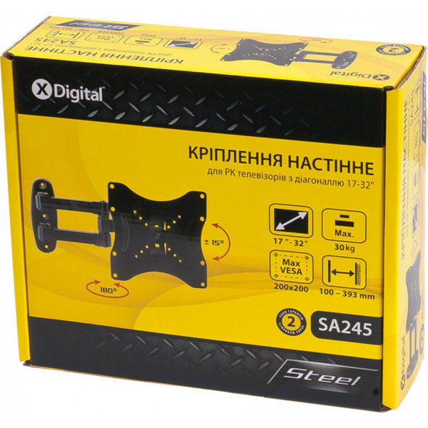 Фото - Кріплення для телевізора X-Digital STEEL SA245