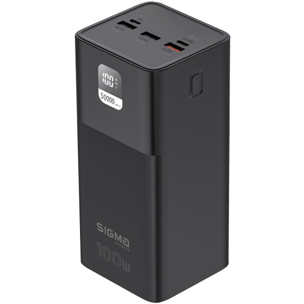 Фото - Батарея мобільна Sigma mobile X-power SI50A6QLX black (50000mAh, PD100W)