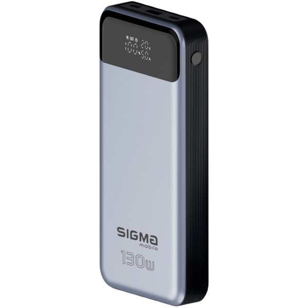 Фото - Батарея мобільна Sigma mobile X-power SI30A7QLX silver (30000mAh, PD130W)