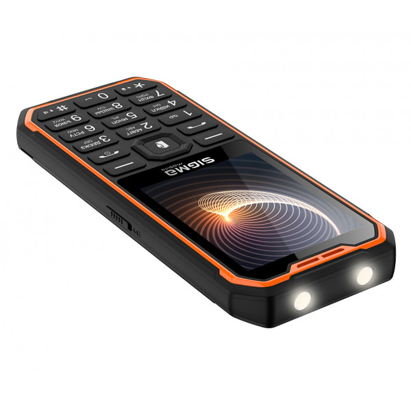 Фото - Мобільний телефон Sigma mobile X-style 310 Force TYPE-C Black/Orange