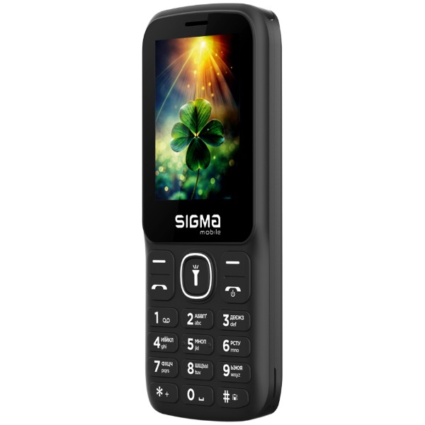 Фото - Мобильный телефон Sigma mobile X-style 242 LUCKY Type-C Black