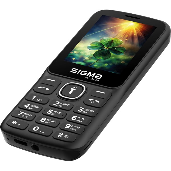 Фото - Мобильный телефон Sigma mobile X-style 242 LUCKY Type-C Black