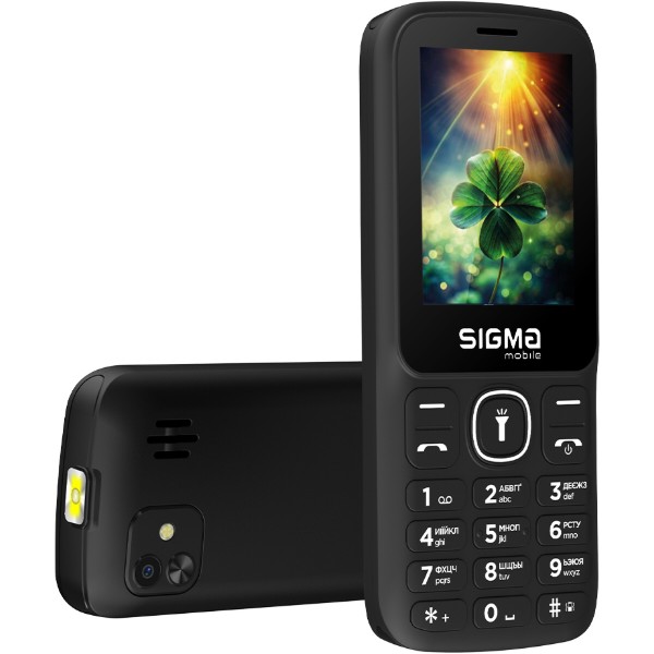 Фото - Мобильный телефон Sigma mobile X-style 242 LUCKY Type-C Black
