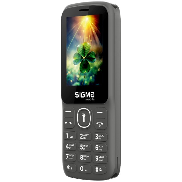 Фото - Мобильный телефон Sigma mobile X-style 242 LUCKY Type-C Gray