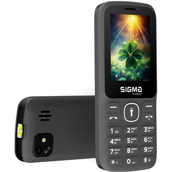 Фото - Мобильный телефон Sigma mobile X-style 242 LUCKY Type-C Gray
