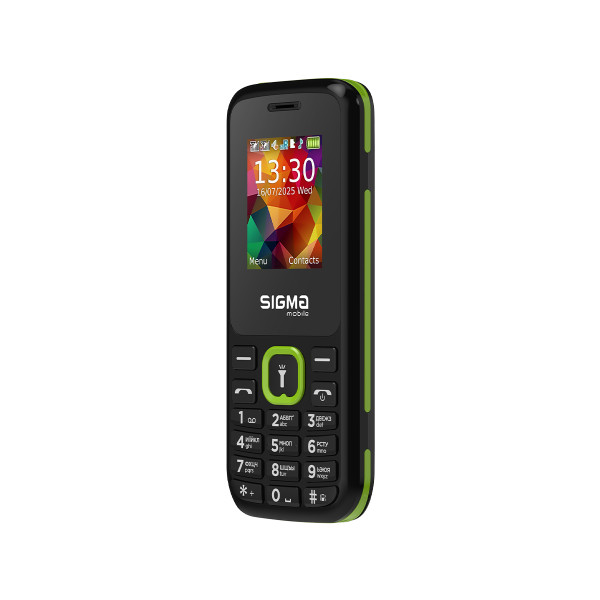 Фото - Мобильный телефон Sigma mobile X-style 171 MINI TYPE-C Black/Green