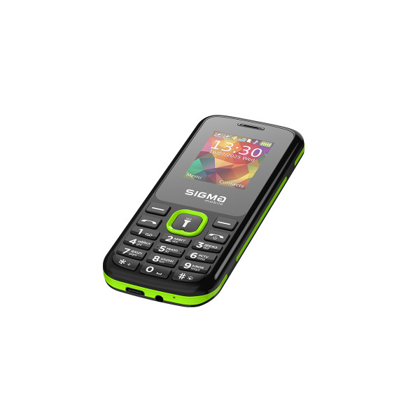 Фото - Мобильный телефон Sigma mobile X-style 171 MINI TYPE-C Black/Green