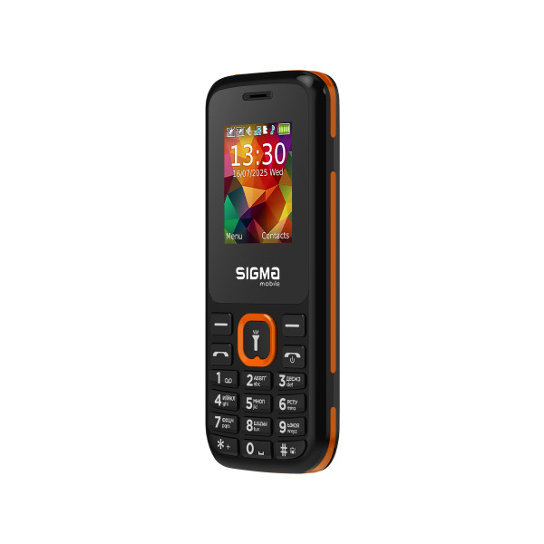 Фото - Мобільний телефон Sigma mobile X-style 171 MINI TYPE-C Black/Orange