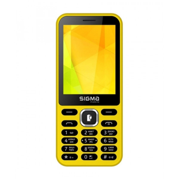 Фото - Мобільний телефон Sigma mobile X-style 31 Power Dual Sim Yellow