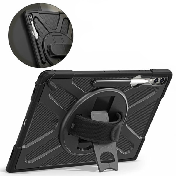 Фото - Чохол для планшета BeCover Heavy Duty Case for Samsung Galaxy Tab S8 Ultra/S9 Ultra/S10 Ultra (X900/X906/X910/X916/X920/X926) 14.6" Black (713664)