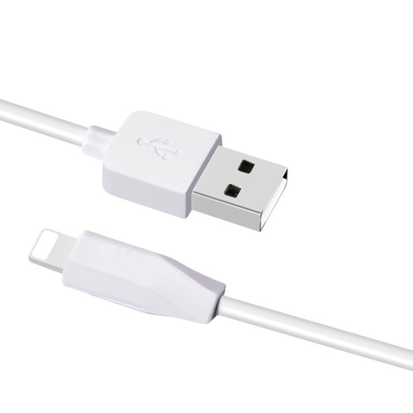 Фото - Кабель синхронізації даних HOCO X1 USB to iP 2.4A, 1m White (6957531032007)