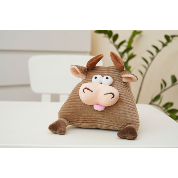 Фото - М'яка іграшка тварина Same Toy Корова/Бик Коричневий 16 см (X1656/16A)