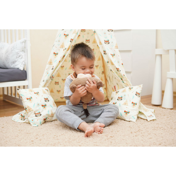 Фото - М'яка іграшка тварина Same Toy Корова/Бик Коричневий 16 см (X1656/16A)