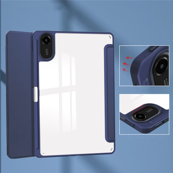Фото - Чохол для планшета BeCover Soft Edge з кріпленням для стілусу for Xiaomi Redmi Pad 2 11.0" Deep Blue (713657)