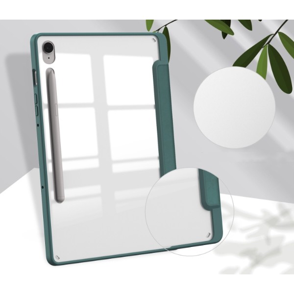 Фото - Чехол для планшета BeCover Soft Edge с креплением для стилуса for Samsung Galaxy Tab S9 (SM-X710/SM-X716)/S9 FE (SM-X510/SM-X516B) 11.0'' Dark Green (710440)