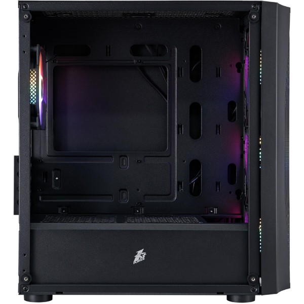 Фото - Корпус 1stPlayer X3-M-BK-4F1 Black без БЖ