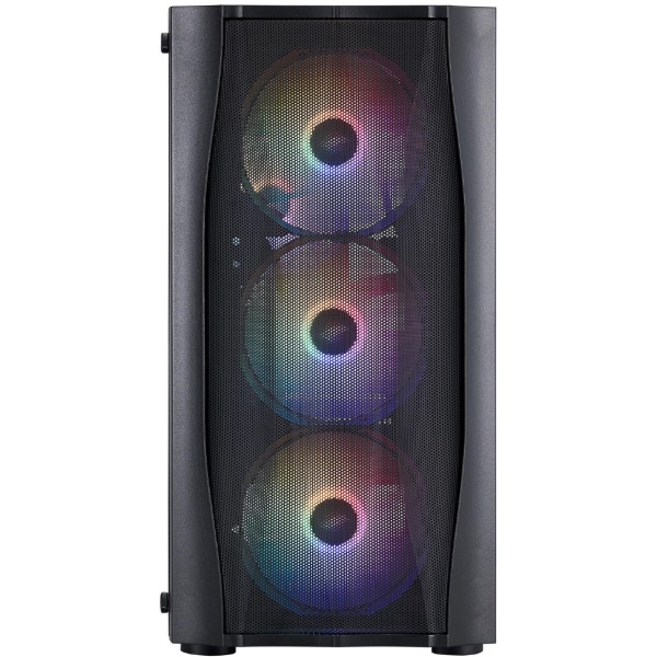 Фото - Корпус 1stPlayer X3-M-BK-4F1 Black без БЖ