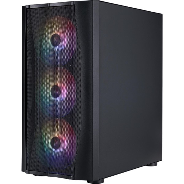 Фото - Корпус 1stPlayer X3-M-BK-4F1 Black без БЖ