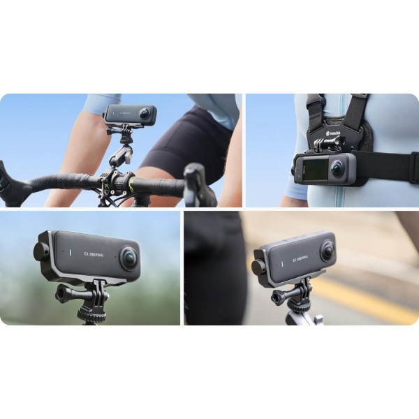 Фото - Кріплення для екшн-камери Insta360 X3 Horizontal Action Mount (CINSBAQM)
