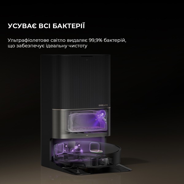 Фото - Робот-пылесос моющий Dreame X50 Ultra Black (RLX85CE-6-BL)
