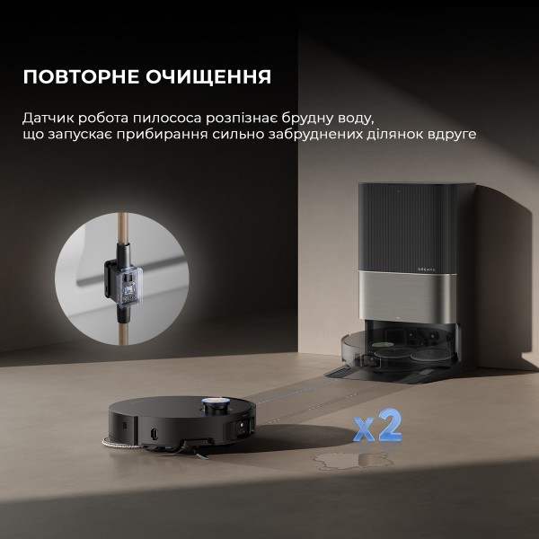 Фото - Робот-пылесос моющий Dreame X50 Ultra Black (RLX85CE-6-BL)