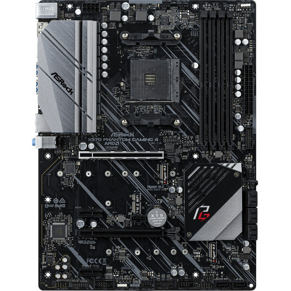 Фото - Материнська плата ASRock AMD AM4 X570 4DDR4 2PCIex16 2M.2 ATX (X570 PHANTOM GAMING 4)