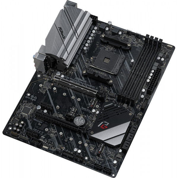 Фото - Материнська плата ASRock AMD AM4 X570 4DDR4 2PCIex16 2M.2 ATX (X570 PHANTOM GAMING 4)