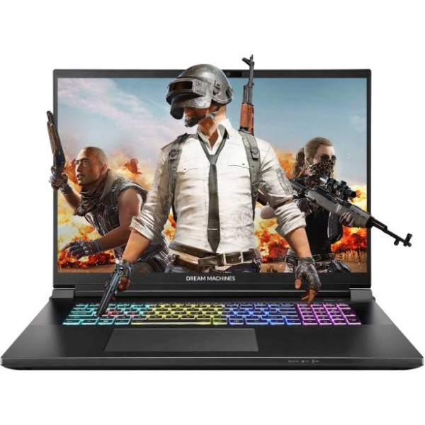 Фото - Ноутбук ігровий Dream Machines RX5080-18 (RX5080-18UA29) Black