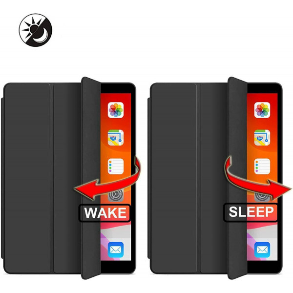 Фото - Чохол для планшета Becover Tri Fold Soft TPU з кріпленням Apple Pencil for Apple iPad 10.9'' (10 Gen)/iPad 11'' (A16) Black (708459)