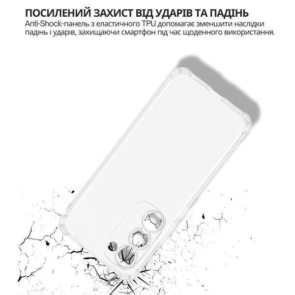 Фото - Чохол для смартфону BeCover Anti-Shock for Tecno Spark 40 Pro Plus (KM7) Clear (715067)