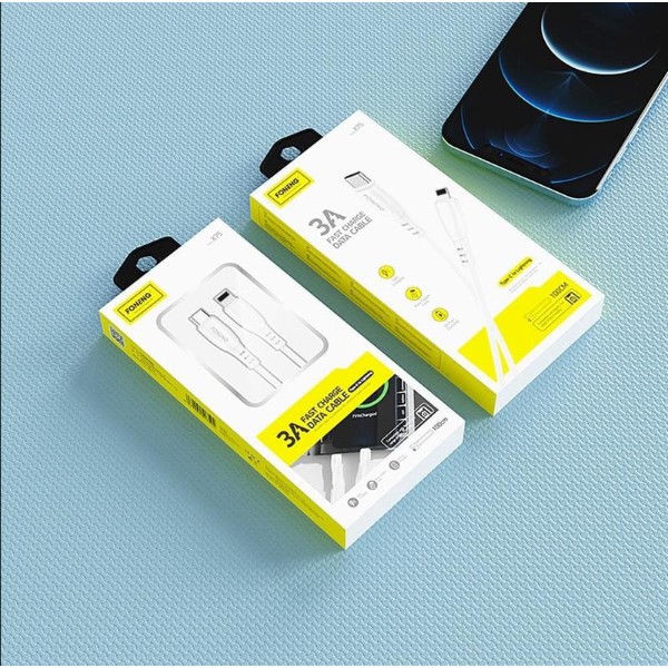 Фото - Кабель Foneng X75 USB-C - Lightning 1м White (X75-CA-TCIP)