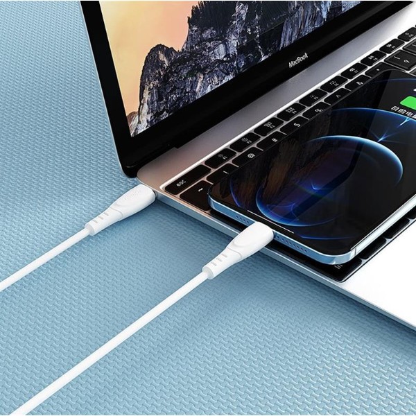Фото - Кабель Foneng X75 USB-C - Lightning 1м White (X75-CA-TCIP)