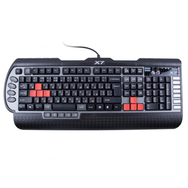 Фото - Клавіатура дротова A4tech G800V USB (Black)
