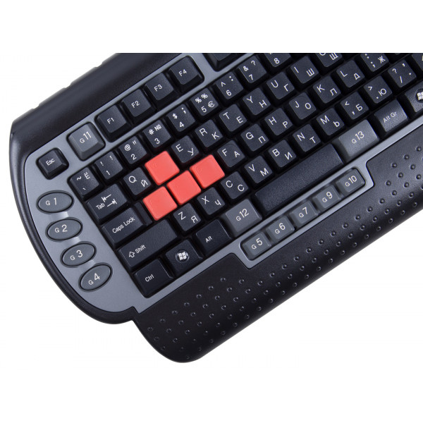 Фото - Клавіатура дротова A4tech G800V USB (Black)