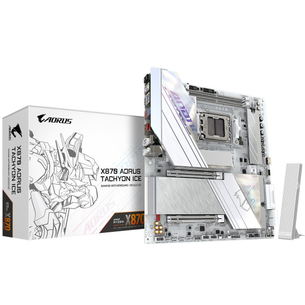 Фото - Материнська плата Gigabyte X870 AORUS TACHYON ICE