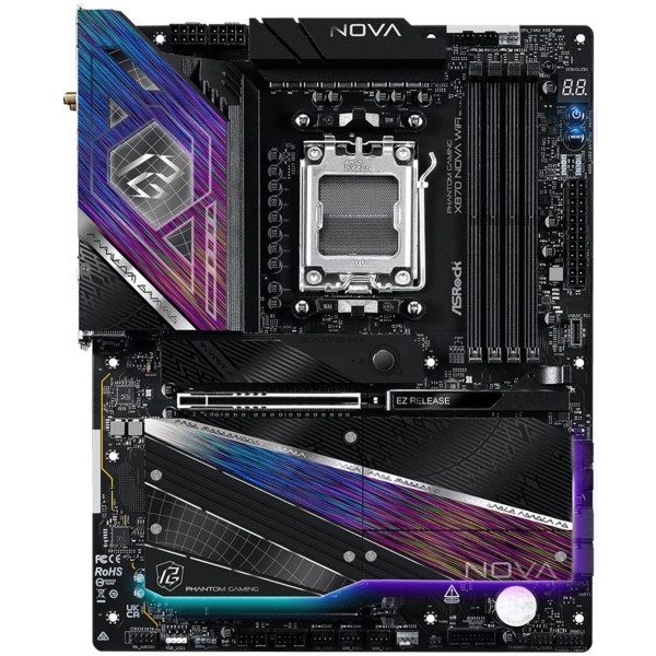 Фото - Материнська плата ASRock X870 NOVA WIFI DDR5 Фото - Материнська плата ASRock X870 NOVA WIFI DDR5