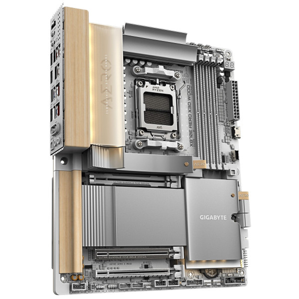 Фото - Материнська плата Gigabyte X870E AERO X3D WOOD