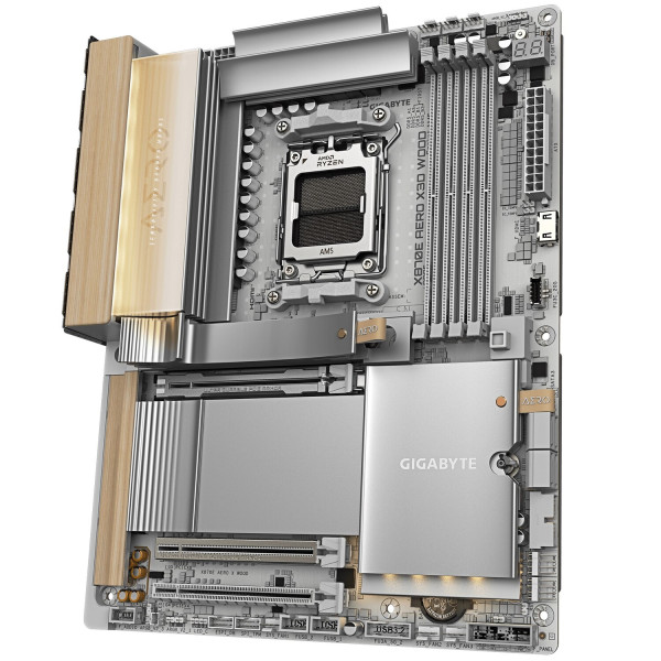 Фото - Материнська плата Gigabyte X870E AERO X3D WOOD