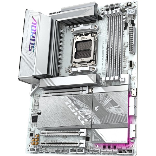 Фото - Материнська плата Gigabyte X870E AORUS ELITE WIFI7 ICE DDR5