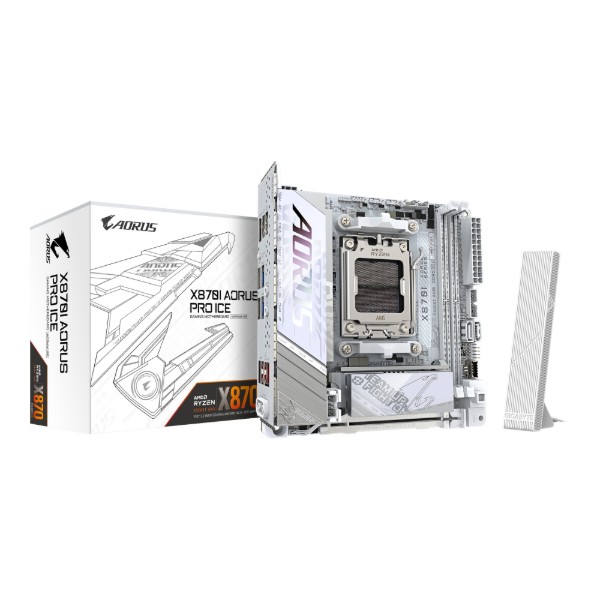 Фото - Материнська плата Gigabyte X870I AORUS PRO ICE DDR5