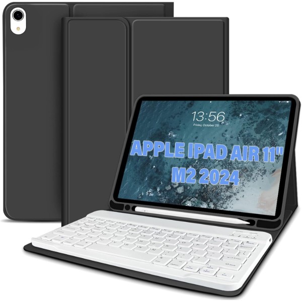 Фото - Уценка - Чехол-клавиатура для планшета BeCover с беспроводной клавиатурой for Apple iPad Air 11'' (M2)/iPad Air 11'' (M3) Black (711394)