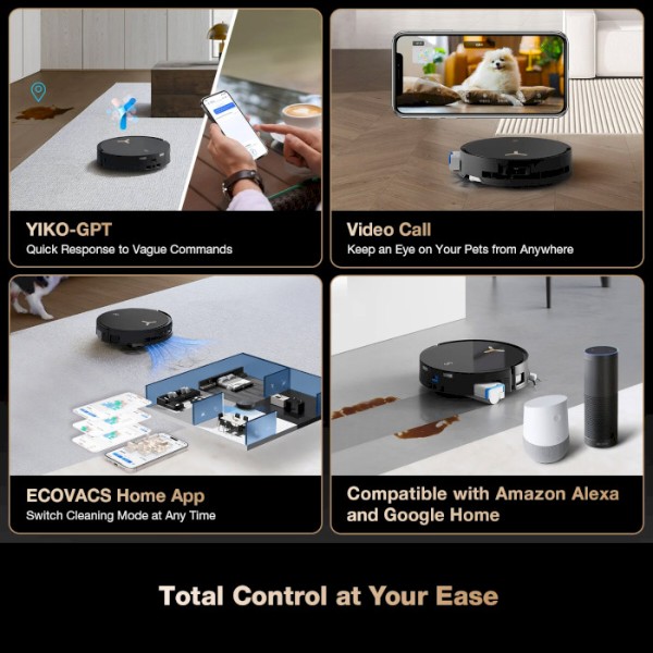 Фото - Робот-пилосос миючий Ecovacs X8PRO OMNI Black (DEX56)