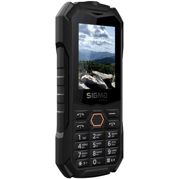 Фото - Мобильный телефон Sigma mobile X-treme PV68 TYPE-C Black-Orange