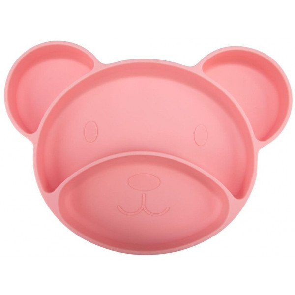 Фото - Тарілка для малюка Canpol babies Ведмедик - рожева (51/401_pin)
