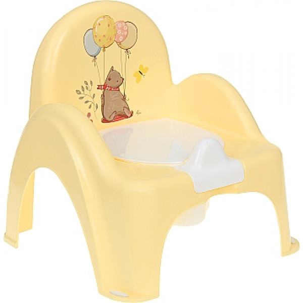 Фото - Горшок детский Tega Baby стульчик Лесная сказка с музыкой Светло-желтый (PO-073-109)