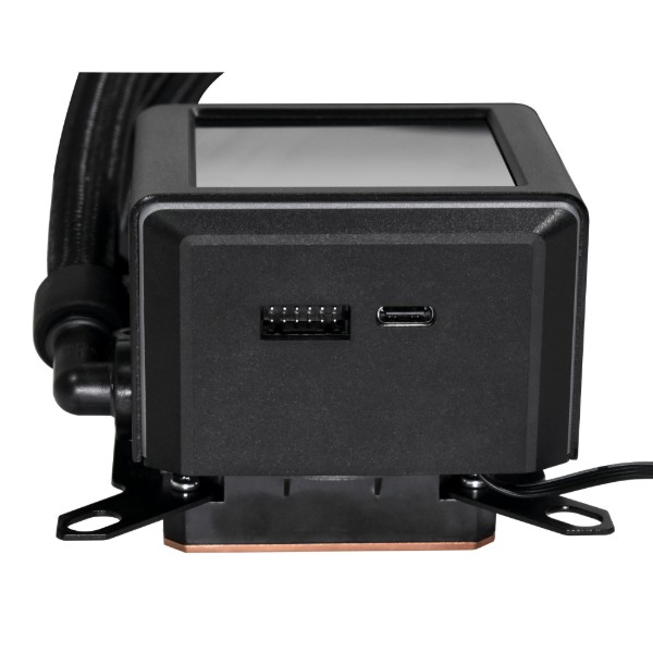 Фото - Водяная система охлаждения Lian Li Galahad II LCD 360 Black (G89.GA2ALCD36B.00)
