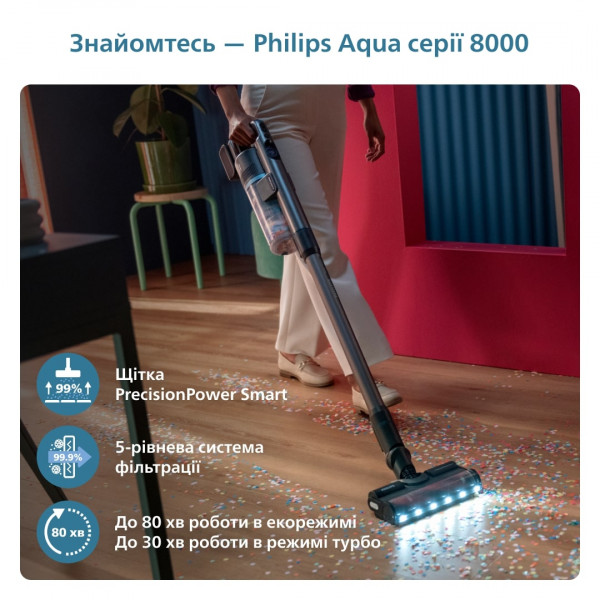 Фото - Пилосос ручний для дому Philips XC8057/01