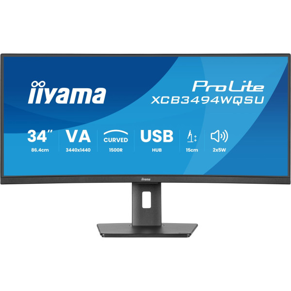 Фото - Монитор IIYAMA XCB3494WQSU-B1 Фото - Монитор IIYAMA XCB3494WQSU-B1