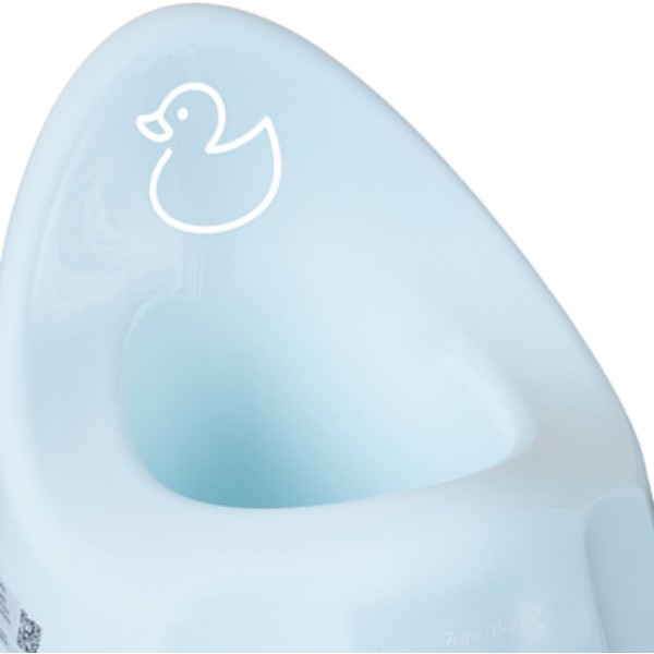 Фото - Горщик дитячий Tega Baby Каченя з антиковзаючою гумою Блакитний (DK-001-129)