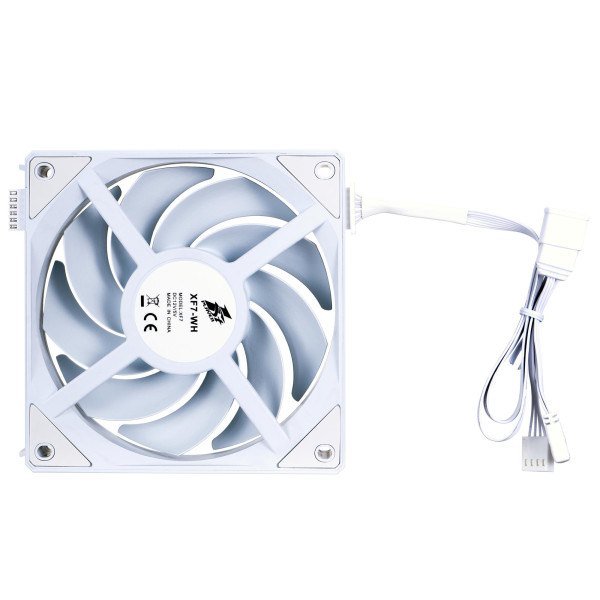 Фото - Корпусный вентилятор 1stPlayer XF7 White (XF7-WH-1IN1)